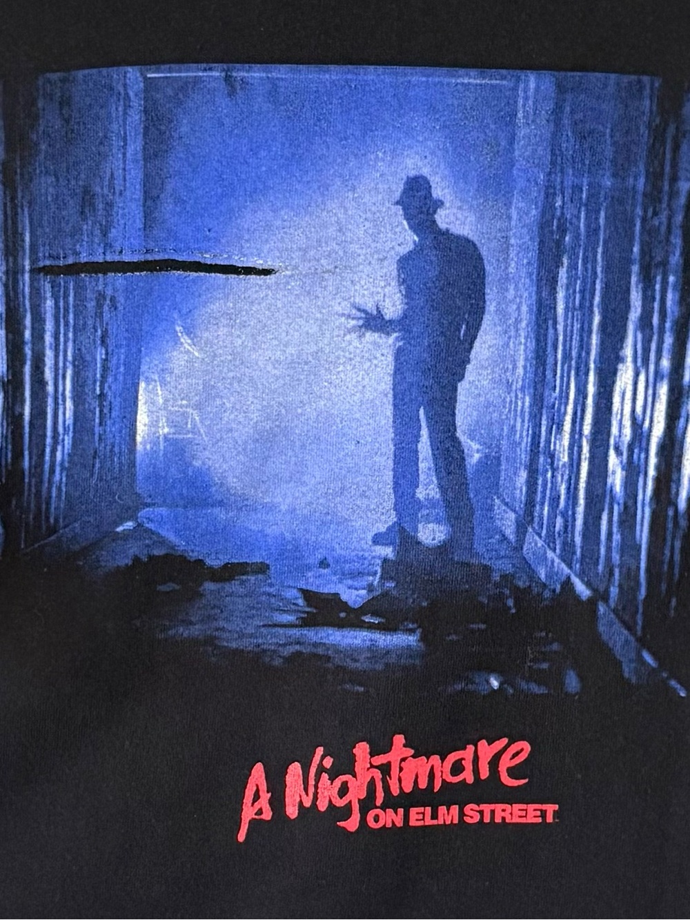 Nightmare on Elm Street Graphic Horror Black Tee | Never Sleep Again | Size M